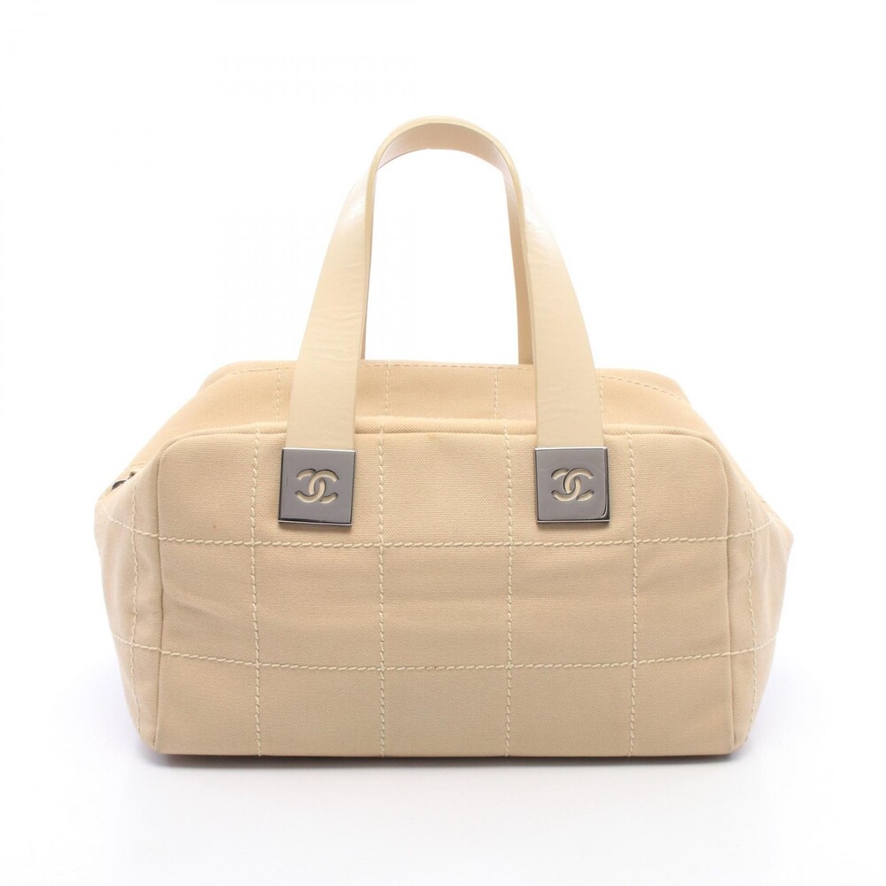 Chanel Chocolate Bar Handbag Canvas #327770C85B